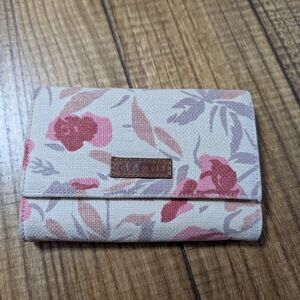 Marni Floral And Leather Large Wallet
